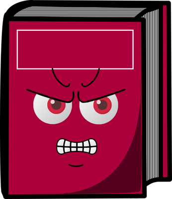 livre - fourniture scolaire - éducation - smiley émoticône émoji cartoon clipart illustration - artémotic
