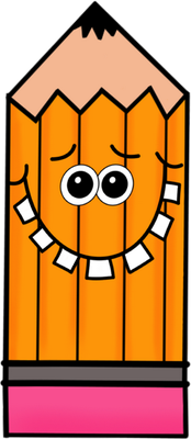 crayon - fourniture scolaire - éducation - smiley émoticône émoji cartoon clipart illustration - artémotic