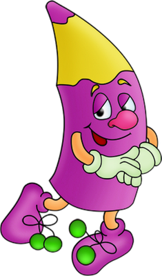 crayon - fourniture scolaire - éducation - smiley émoticône émoji cartoon clipart illustration - artémotic