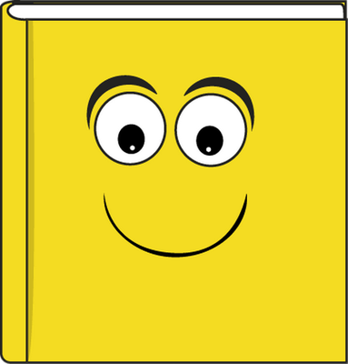 livre - fourniture scolaire - éducation - smiley émoticône émoji cartoon clipart illustration - artémotic