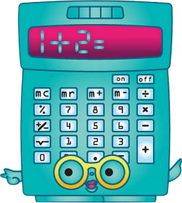 calculatrice - fourniture scolaire - éducation - smiley émoticône émoji cartoon clipart illustration - artémotic