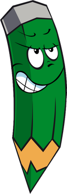 crayon - fourniture scolaire - éducation - smiley émoticône émoji cartoon clipart illustration - artémotic