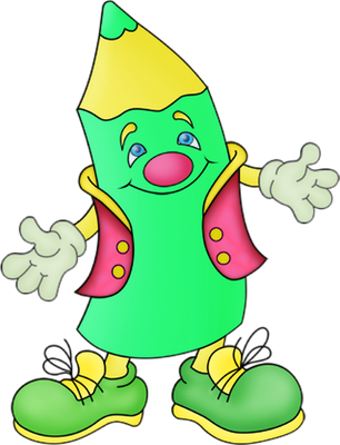 crayon - fourniture scolaire - éducation - smiley émoticône émoji cartoon clipart illustration - artémotic