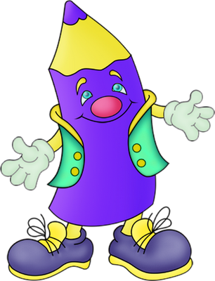 crayon - fourniture scolaire - éducation - smiley émoticône émoji cartoon clipart illustration - artémotic