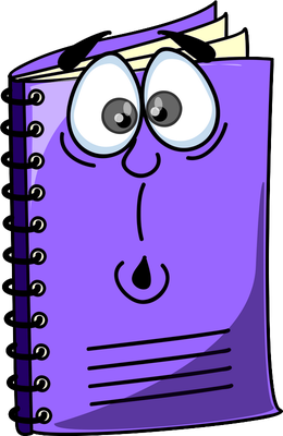 livre - fourniture scolaire - éducation - smiley émoticône émoji cartoon clipart illustration - artémotic