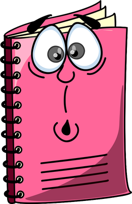 livre - fourniture scolaire - éducation - smiley émoticône émoji cartoon clipart illustration - artémotic
