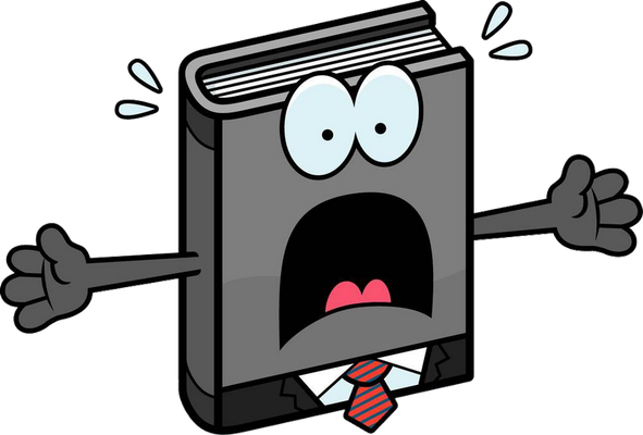 livre - fourniture scolaire - éducation - smiley émoticône émoji cartoon clipart illustration - artémotic