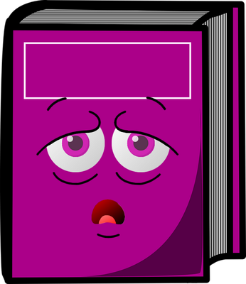 livre - fourniture scolaire - éducation - smiley émoticône émoji cartoon clipart illustration - artémotic