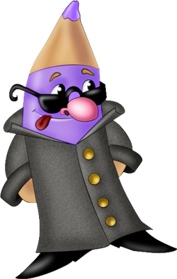 crayon - fourniture scolaire - éducation - smiley émoticône émoji cartoon clipart illustration - artémotic