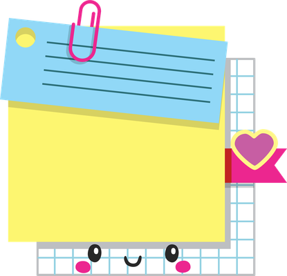 fourniture scolaire - éducation - smiley émoticône émoji cartoon clipart illustration - artémotic