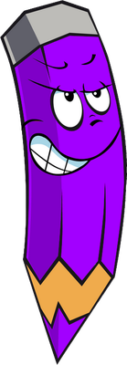 crayon - fourniture scolaire - éducation - smiley émoticône émoji cartoon clipart illustration - artémotic