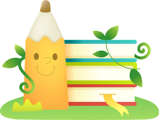 crayon - fourniture scolaire - éducation - smiley émoticône émoji cartoon clipart illustration - artémotic