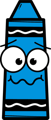 crayon - fourniture scolaire - éducation - smiley émoticône émoji cartoon clipart illustration - artémotic