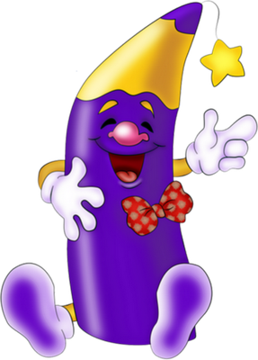 crayon - fourniture scolaire - éducation - smiley émoticône émoji cartoon clipart illustration - artémotic