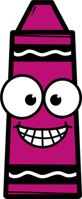crayon - fourniture scolaire - éducation - smiley émoticône émoji cartoon clipart illustration - artémotic