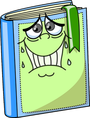 livre - fourniture scolaire - éducation - smiley émoticône émoji cartoon clipart illustration - artémotic