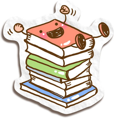 livre - fourniture scolaire - éducation - smiley émoticône émoji cartoon clipart illustration - artémotic