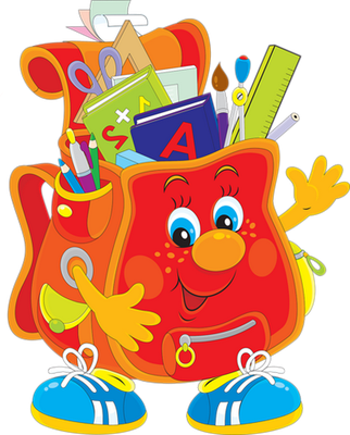 cartable - fourniture scolaire - éducation - smiley émoticône émoji cartoon clipart illustration - artémotic