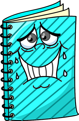 livre - fourniture scolaire - éducation - smiley émoticône émoji cartoon clipart illustration - artémotic