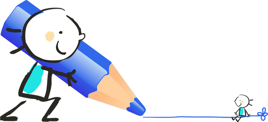 crayon - fourniture scolaire - éducation - smiley émoticône émoji cartoon clipart illustration - artémotic