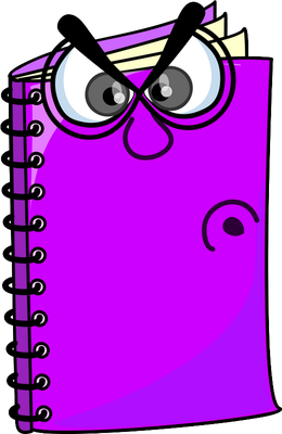 livre - fourniture scolaire - éducation - smiley émoticône émoji cartoon clipart illustration - artémotic