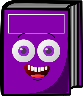 livre - fourniture scolaire - éducation - smiley émoticône émoji cartoon clipart illustration - artémotic