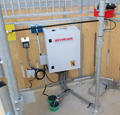 Schaltkasten in der Schauer Futterstation