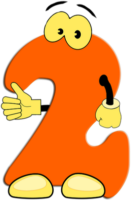 chiffre - alphabet - éducation - smiley émoticône émoji cartoon clipart illustration - artémotic