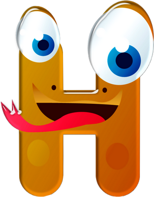 lettre - alphabet - éducation - smiley émoticône émoji cartoon clipart illustration - artémotic
