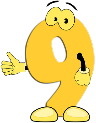 chiffre - alphabet - éducation - smiley émoticône émoji cartoon clipart illustration - artémotic