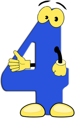 chiffre - alphabet - éducation - smiley émoticône émoji cartoon clipart illustration - artémotic
