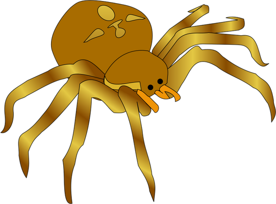 araignée - insecte - animaux - smiley émoticône émoji cartoon clipart illustration - artémotic
