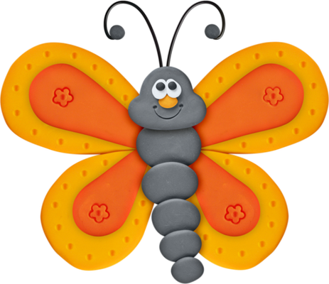 papillon - insecte - animaux - smiley émoticône émoji cartoon clipart illustration - artémotic