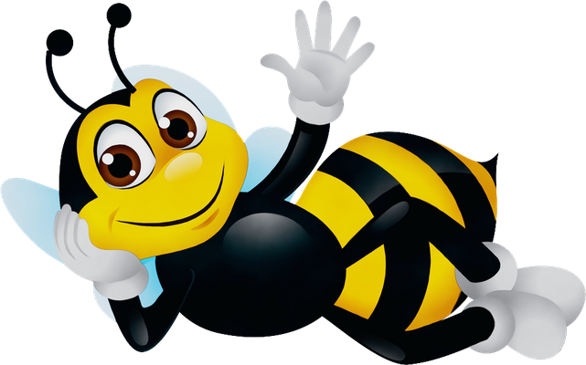 abeille - insecte - animaux - smiley émoticône émoji cartoon clipart illustration - artémotic