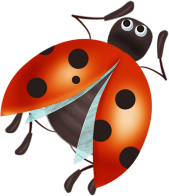 coccinelle - insecte - animaux - smiley émoticône émoji cartoon clipart illustration - artémotic