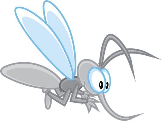 moustique - insecte - animaux - smiley émoticône émoji cartoon clipart illustration - artémotic