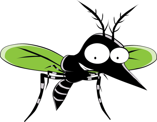 moustique - insecte - animaux - smiley émoticône émoji cartoon clipart illustration - artémotic