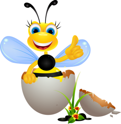 abeille - insecte - animaux - smiley émoticône émoji cartoon clipart illustration - artémotic