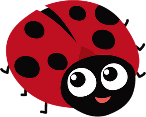 coccinelle - insecte - animaux - smiley émoticône émoji cartoon clipart illustration - artémotic