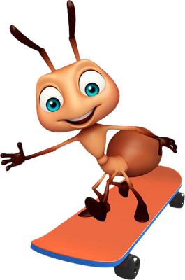 fourmi - insecte - animaux - smiley émoticône émoji cartoon clipart illustration - artémotic