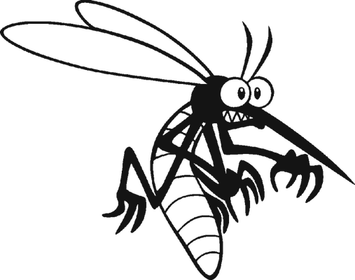 moustique - insecte - animaux - smiley émoticône émoji cartoon clipart illustration - artémotic