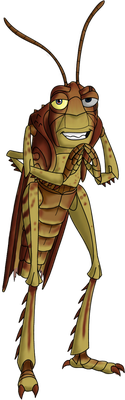 cafard - insecte - animaux - smiley émoticône émoji cartoon clipart illustration - artémotic