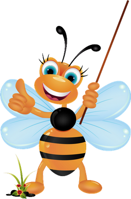 abeille - insecte - animaux - smiley émoticône émoji cartoon clipart illustration - artémotic