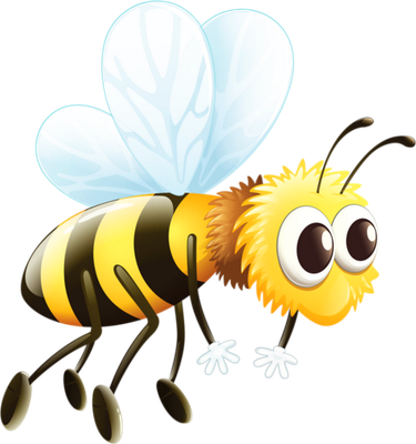 abeille - insecte - animaux - smiley émoticône émoji cartoon clipart illustration - artémotic