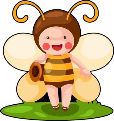 abeille - insecte - animaux - smiley émoticône émoji cartoon clipart illustration - artémotic