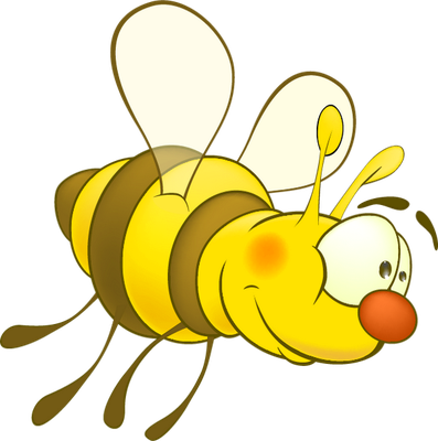 abeille - insecte - animaux - smiley émoticône émoji cartoon clipart illustration - artémotic