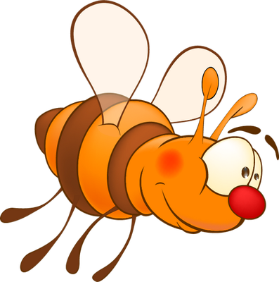 abeille - insecte - animaux - smiley émoticône émoji cartoon clipart illustration - artémotic