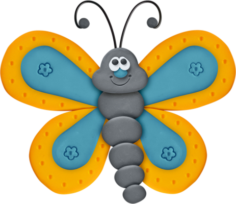 papillon - insecte - animaux - smiley émoticône émoji cartoon clipart illustration - artémotic
