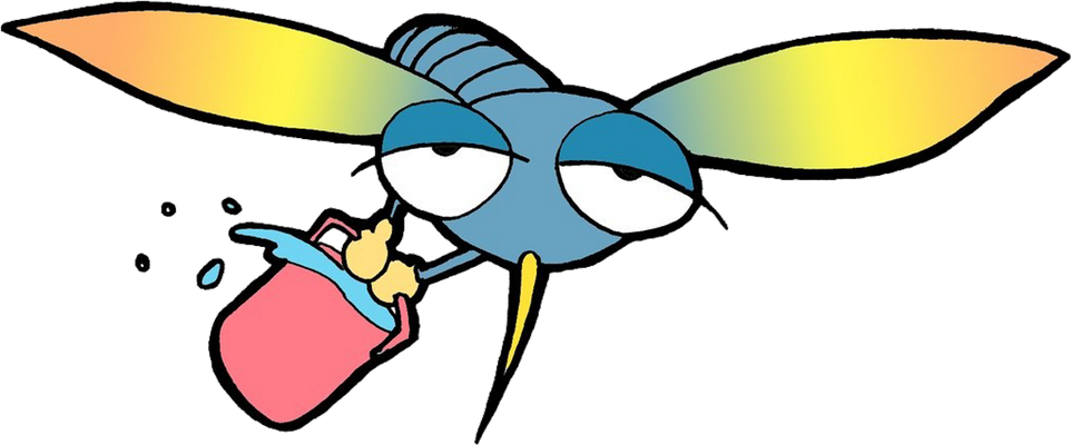 moustique - insecte - animaux - smiley émoticône émoji cartoon clipart illustration - artémotic