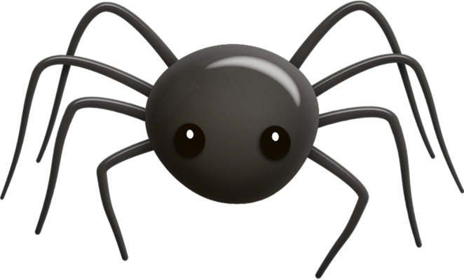 araignée - insecte - animaux - smiley émoticône émoji cartoon clipart illustration - artémotic
